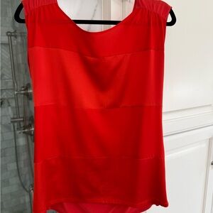 Antonio Melani Sleeveless Coral Top with Cowl Neck Size Medium